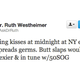Illustration for article titled Dr. Ruth Recommends a Midnight Spanking